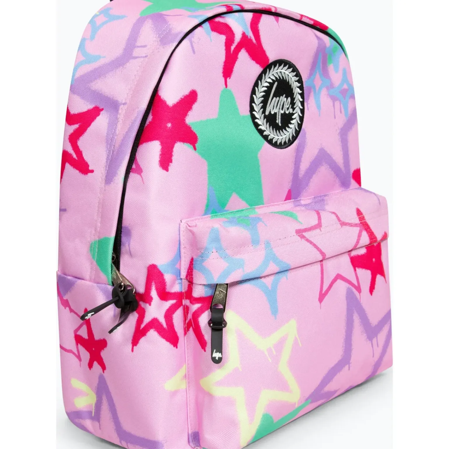Mochila Graffiti Stars Badge Rosa Hype