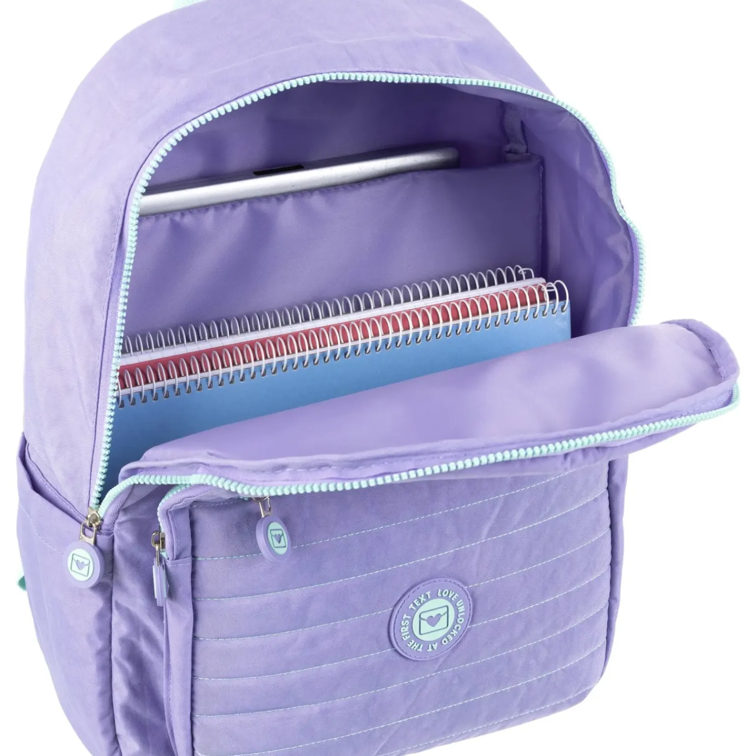Mochila Puffy Lilas Note!