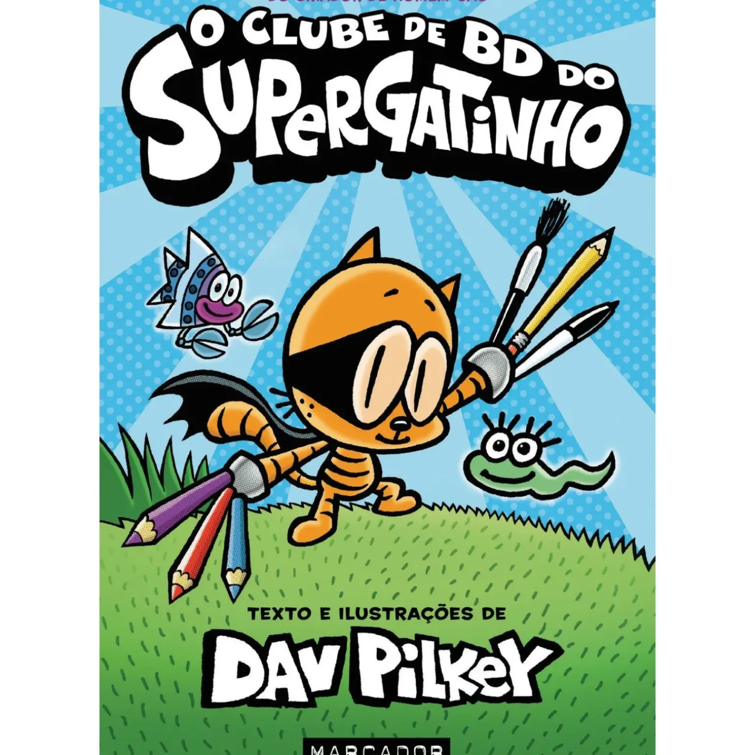 O Clube de BD do Supergatinho de Dav Pilkey - Livro 1