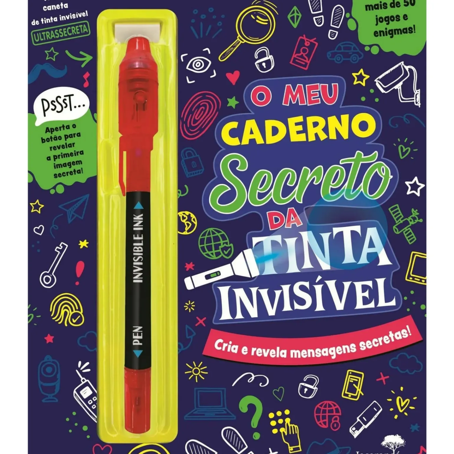 O Meu Caderno Secreto da Tinta Invisivel de TINTA INVISIVEL