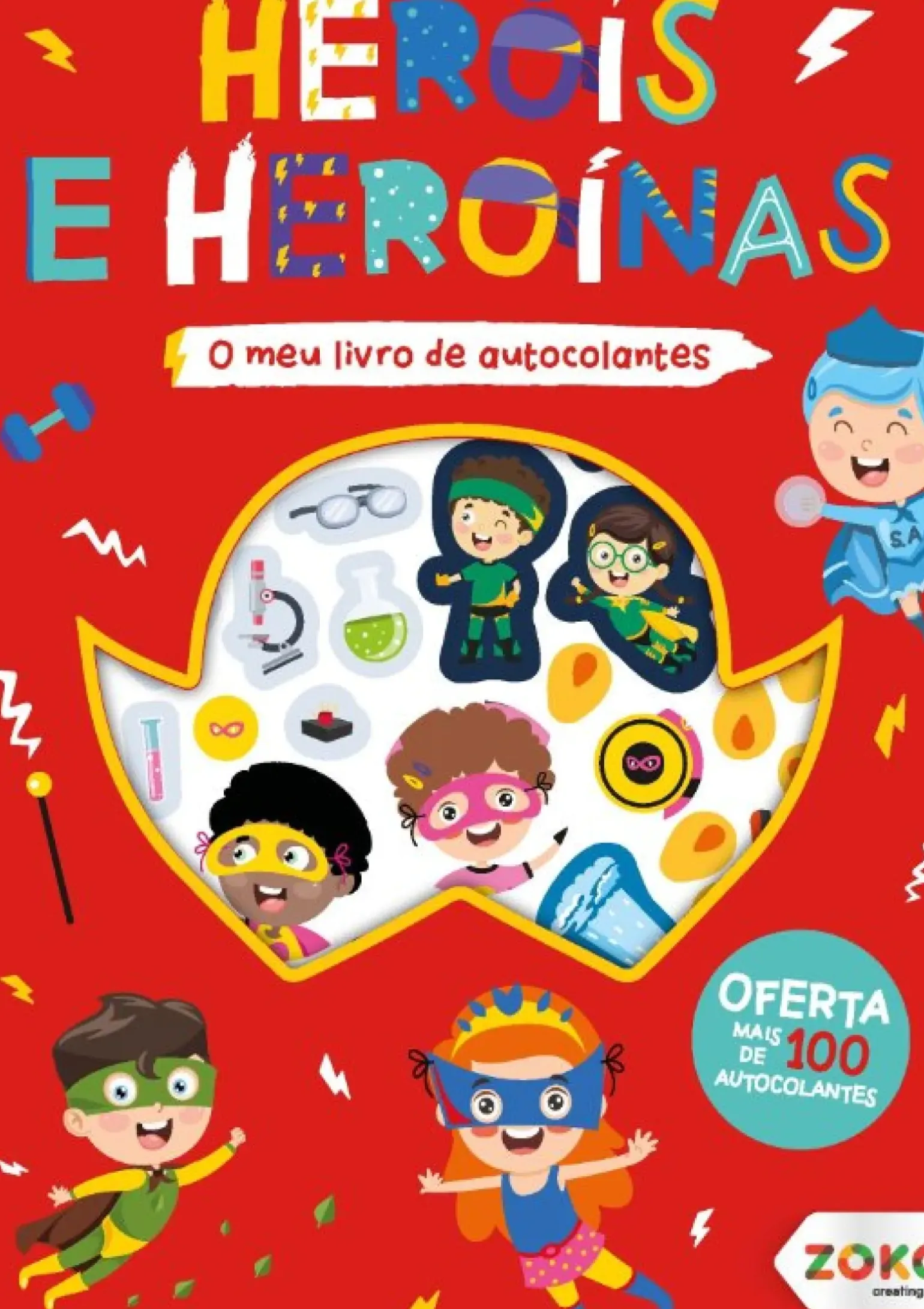 O Meu Livro Autocolantes - Heróis e Heroínas
