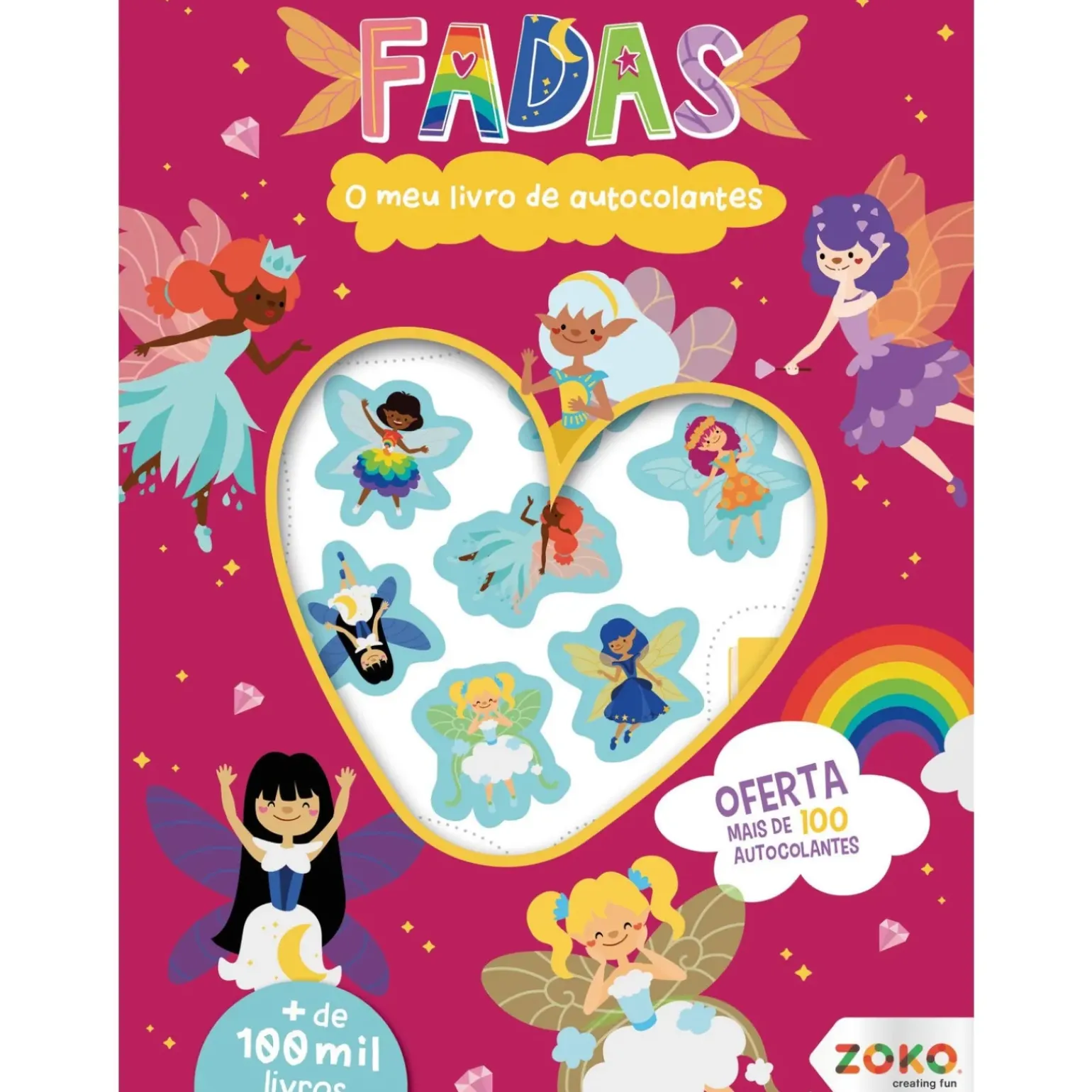 O Meu Livro de Autocolantes - Fadas: Livro de Atividades com Oferta de Autocolantes