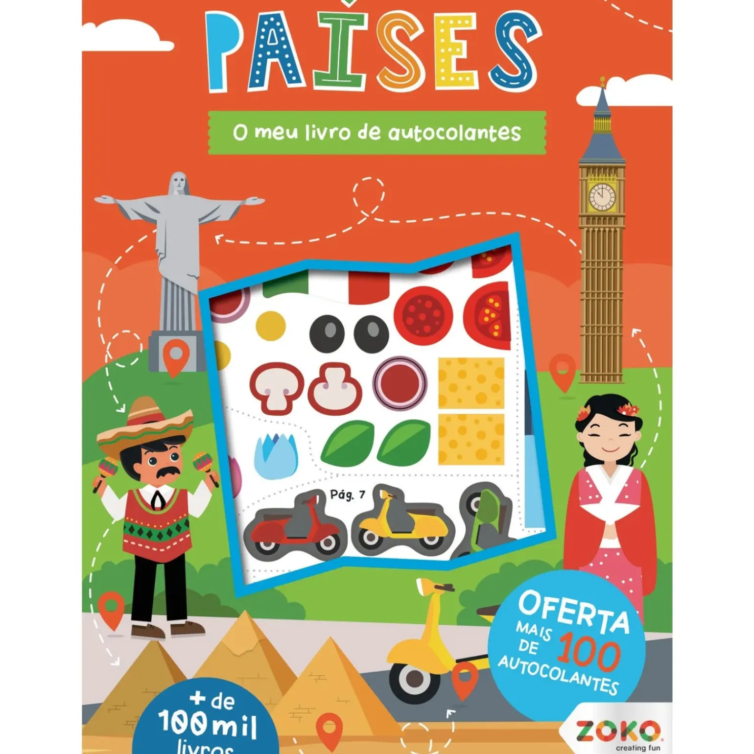 O Meu Livro de Autocolantes - os Insetos: Livro de Atividades com Oferta de Autocolantes