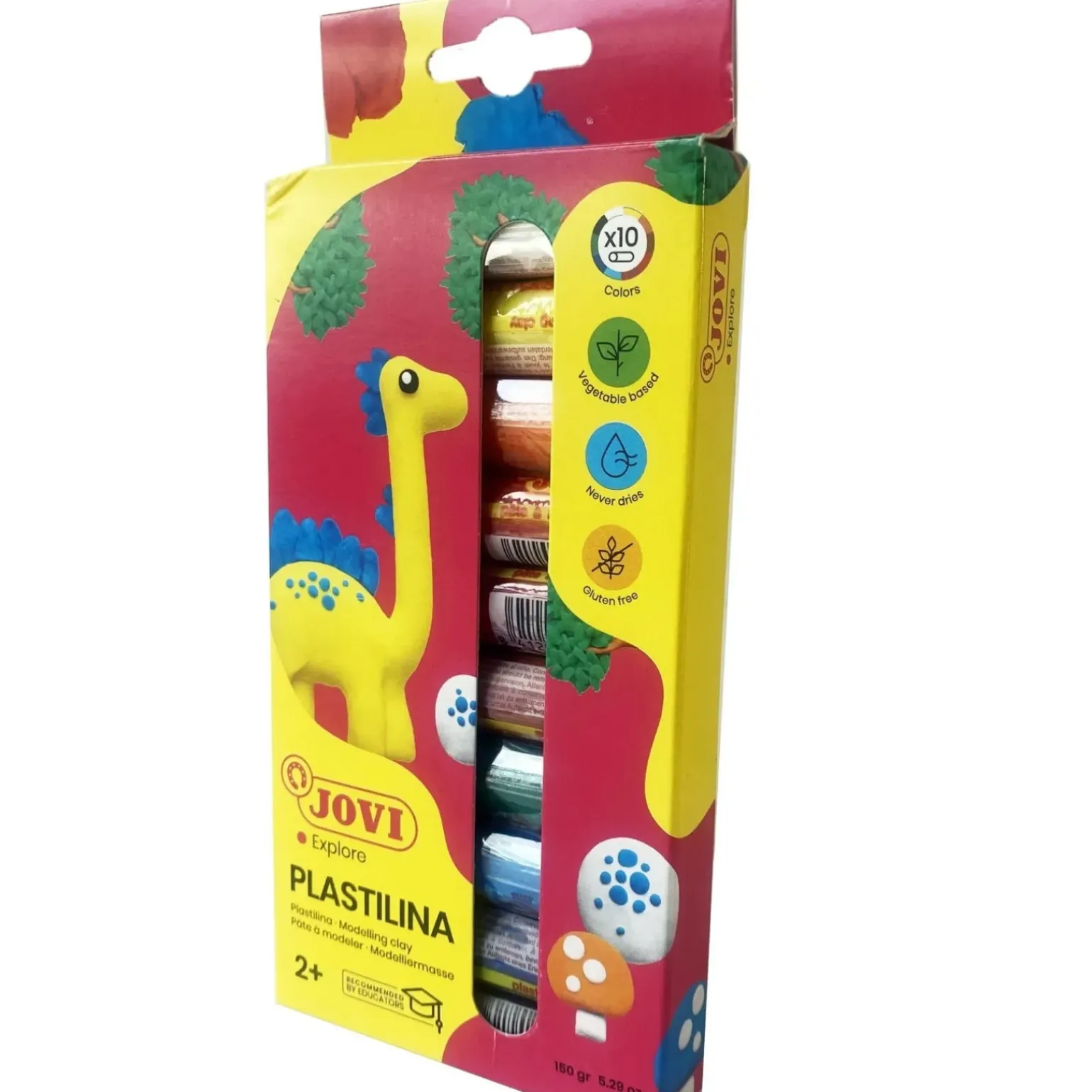 Plasticina Cores Fluor 15gr 10 unidades (artigo sortido)
