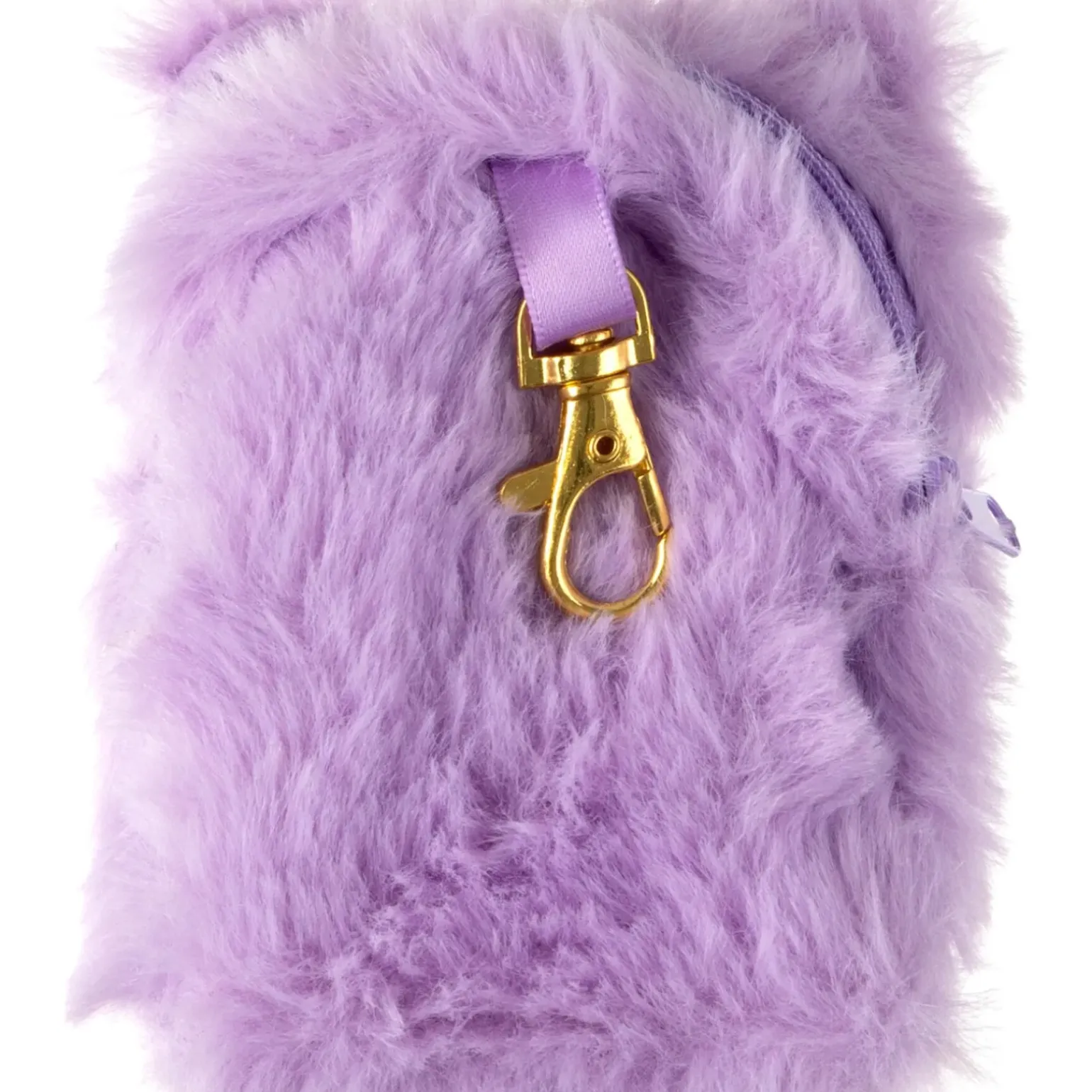 Porta Moedas Peluche Lilás