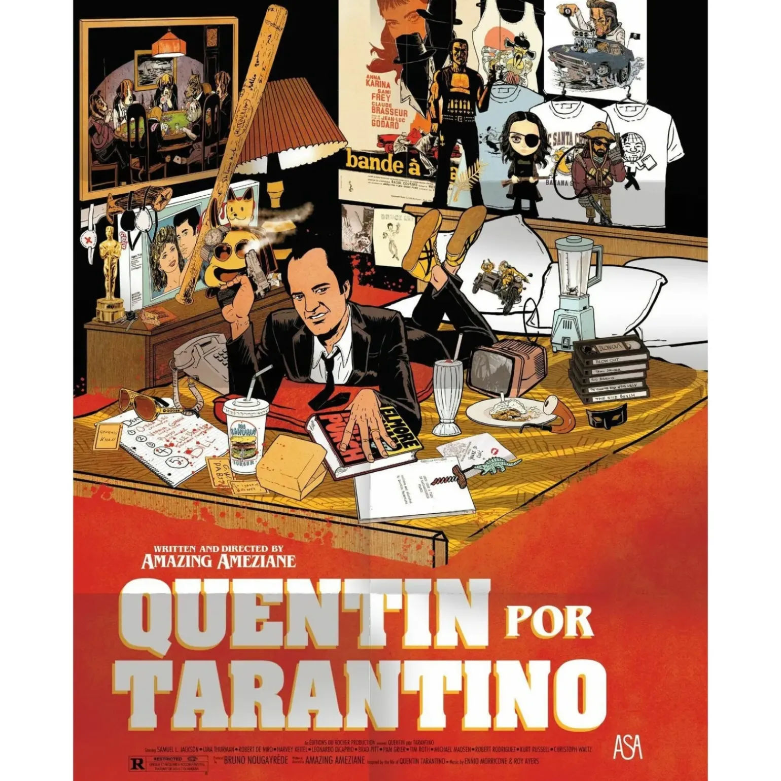 Quentin por Tarantino de Amazing Améziane