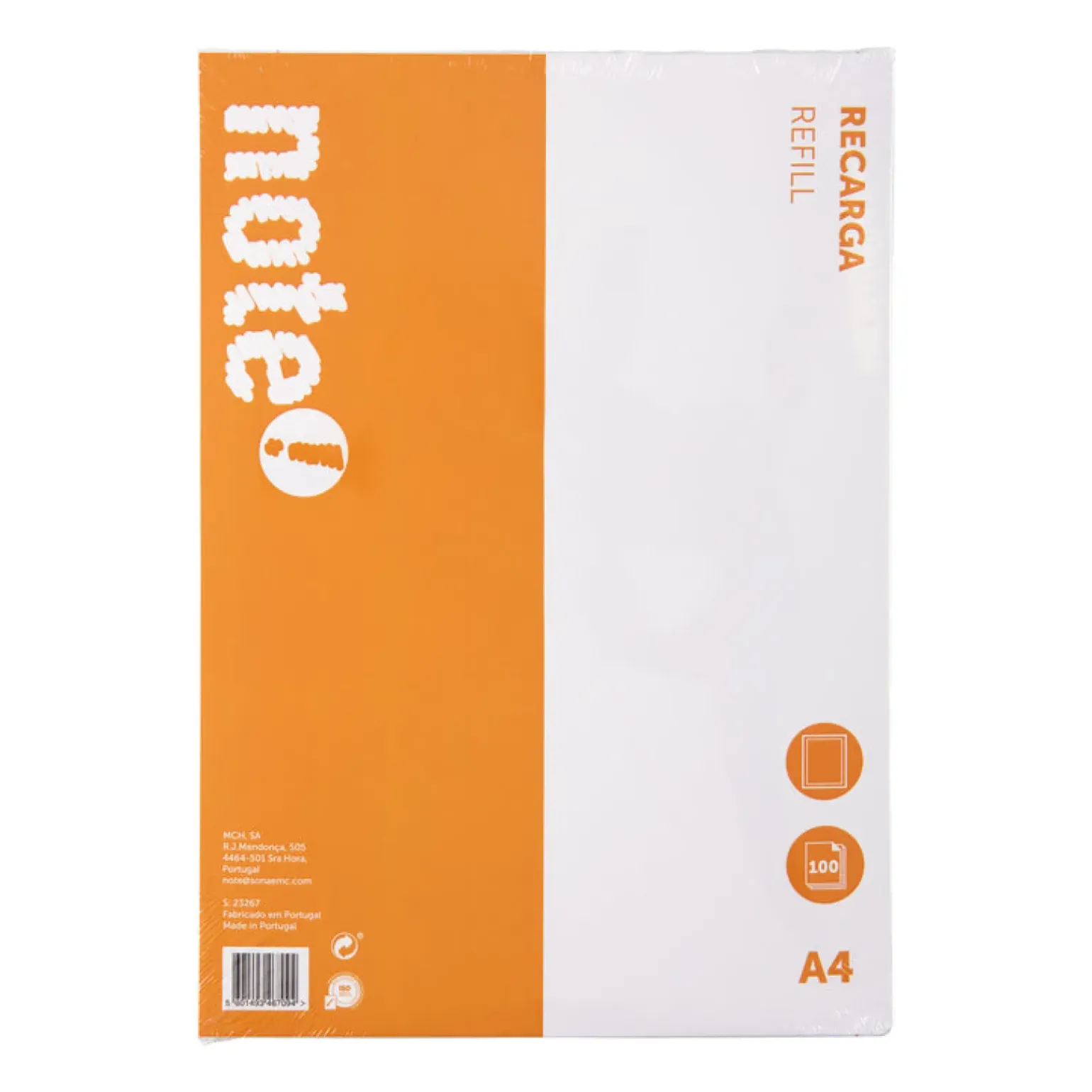 Recarga A4 100 Folhas Liso Note!