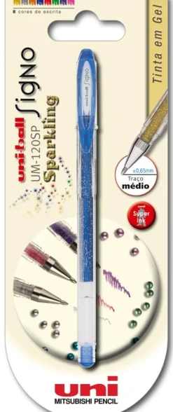 Roller Signo Sparkling de Tinta Gel Brilhante (várias cores)