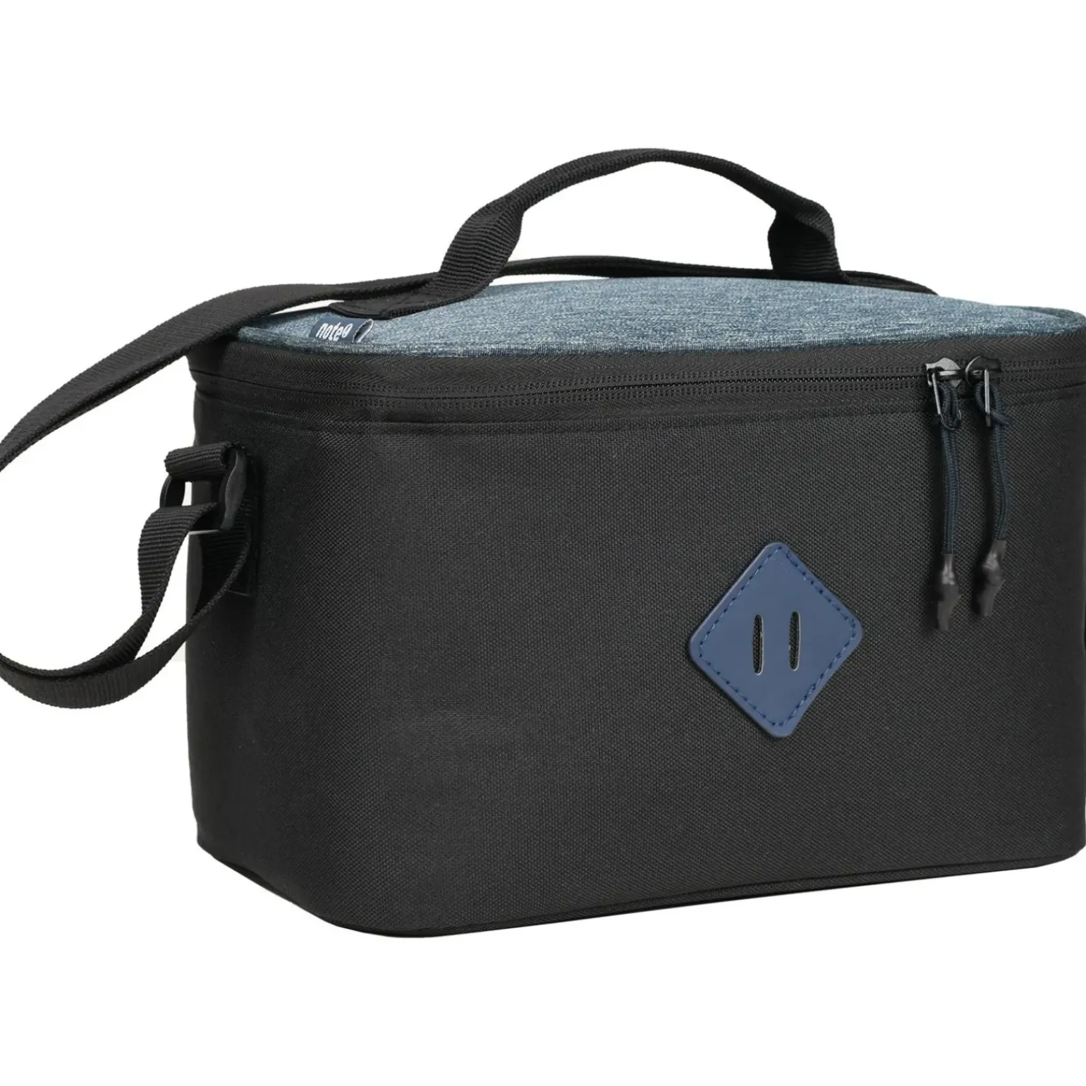 Saco Lanche Bicolor Azul