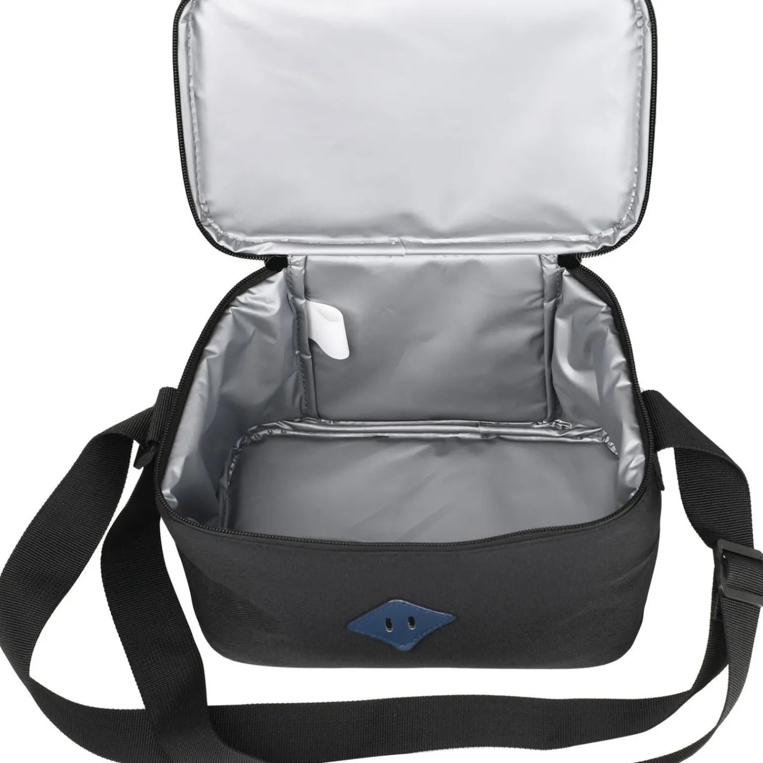 Saco Lanche Bicolor Azul