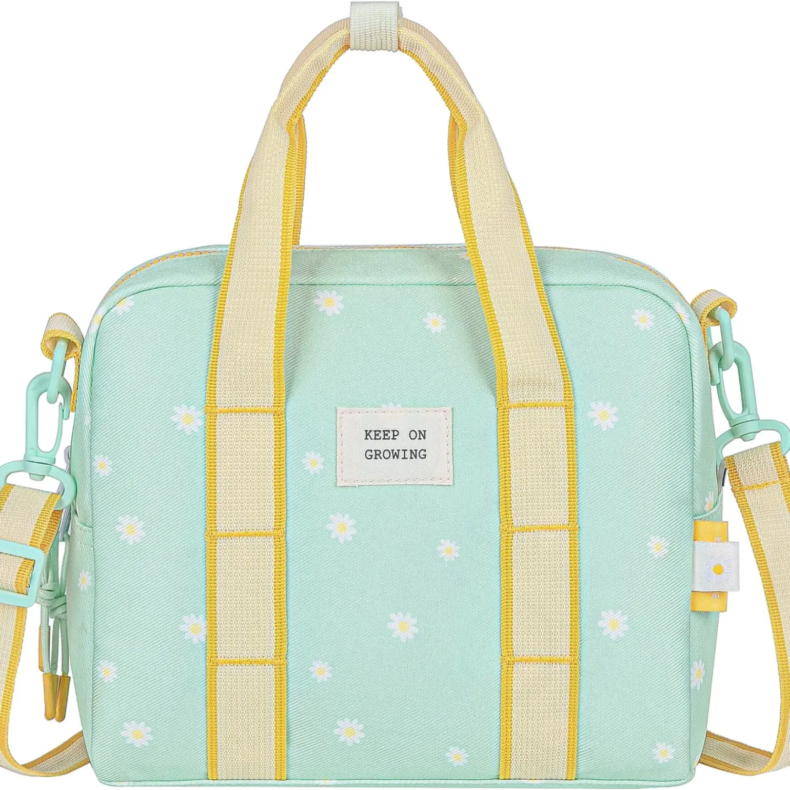 Saco Lanche Daisy Keep On Growing Mint