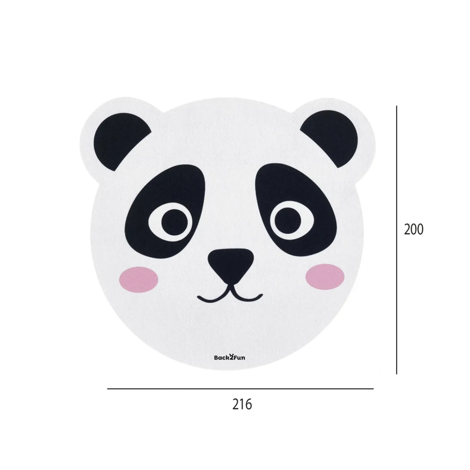 Tapete Rato Panda B2F Apli