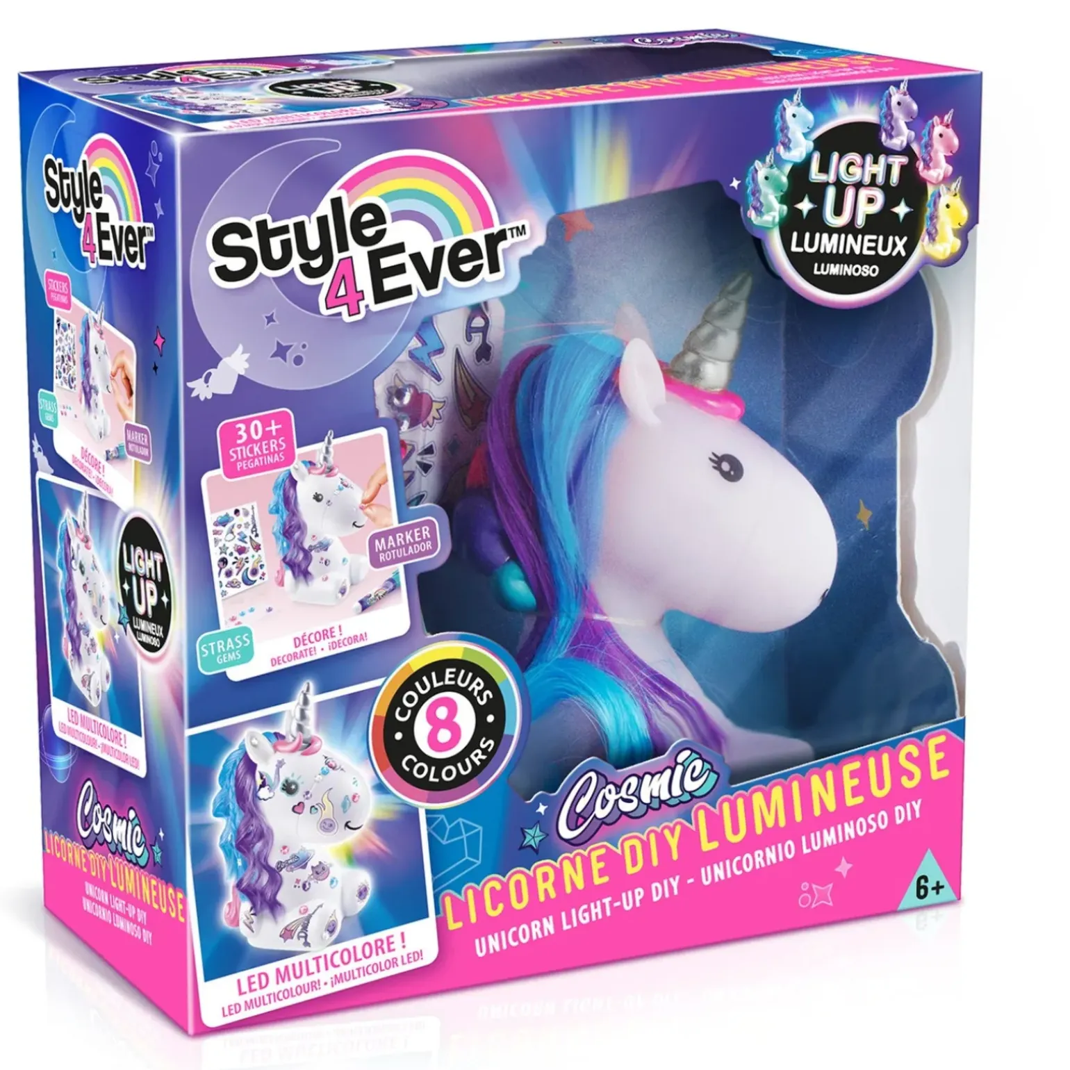 Unicornio Diy Luz Cosmica Style4Ever