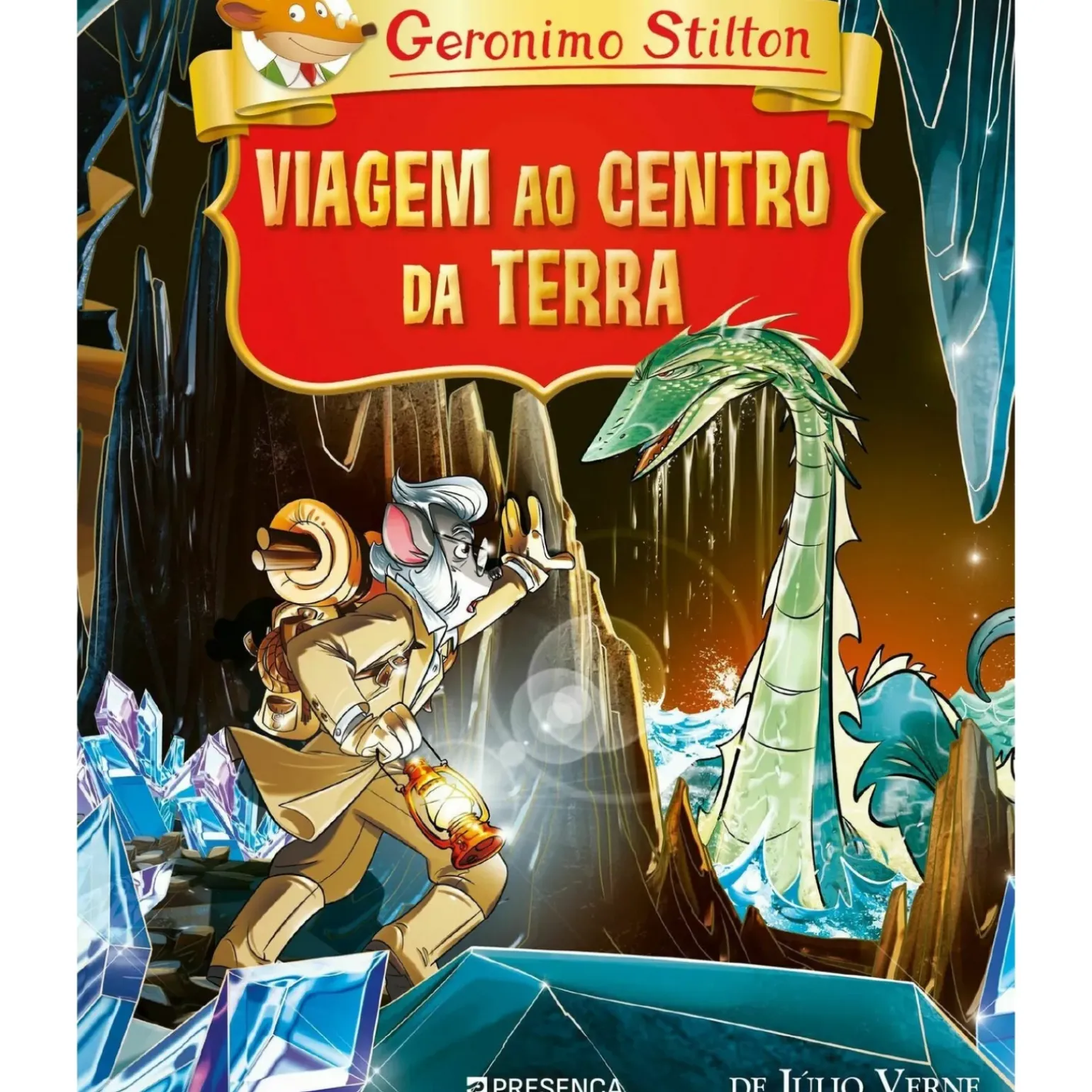 Viagem ao Centro da Terra de Júlio Verne de Geronimo Stilton